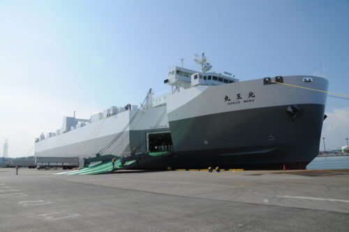 20170904kawasakikk2 500x332 - 川崎近海汽船／RORO船、清水－大分航路のデイリー化