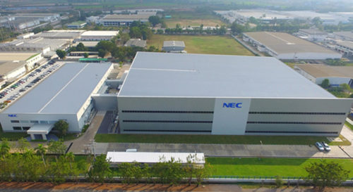 20180112necp1 500x273 - NECプラットフォームズ／タイ新工場、操業開始