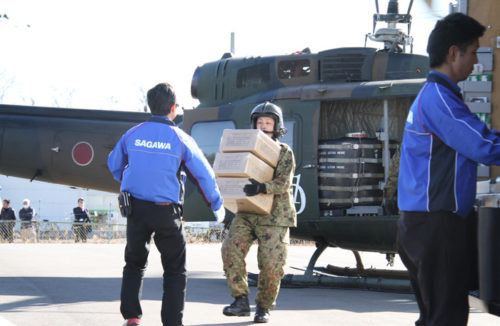 20180129sagawa1 500x326 - 佐川急便／避難所までの災害時支援物資輸送訓練に協力