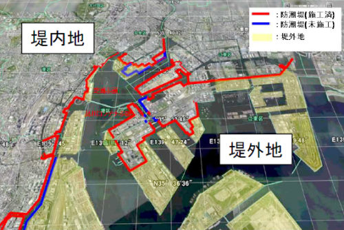 20180219michi1 500x334 - 国交省／港湾の堤外地等の高潮リスク低減、今年度中にガイドライン