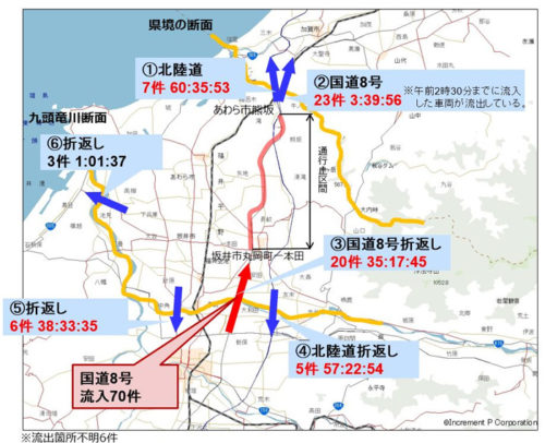 20180221fukui2 500x406 - 福井大雪／トラックの走行状況で詳細に分析