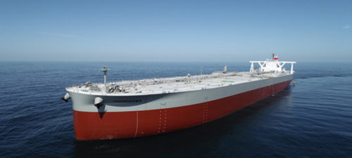 20180604kawasakik 500x225 - 川崎汽船／31.1万トン型VLCC ”TEDORIGAWA”竣工