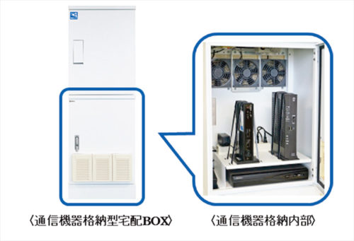 20180615ntt1 500x341 - NTTアドバンス、河村電器／通信機器格納型宅配BOXの販売開始