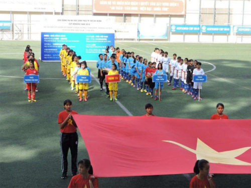 20180620konoike1 500x375 - 鴻池運輸／ベトナム中学生サッカー大会を主催