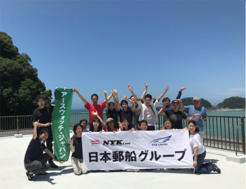 20180719nyk3 500x384 - 日本郵船／アカウミガメ生態調査プログラムを支援