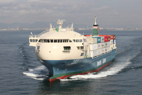20180820imoto 500x334 - 井本商運／600TEU型船「なとり」が仙台塩竃港に初入港