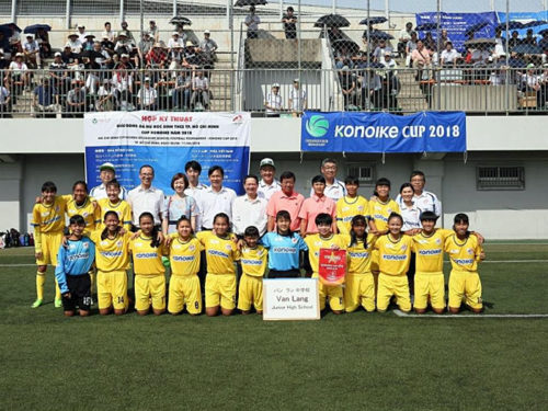 20180824kounoike1 500x375 - 鴻池運輸／ベトナムから「KONOIKE CUP 2018」優勝チーム、日本に招待