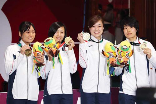 20180918sankyu1 500x334 - 山九／社員がアジア競技大会フェンシングで銅メダル獲得