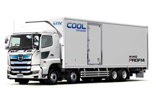 20180926hino 500x323 - 日野自動車／冷凍・環境性能を両立した大型冷凍車を2019年夏発売