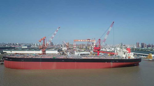 20181026kawasaki 500x281 - 川崎重工／31.1万重量トン型の大型石油タンカー引渡し
