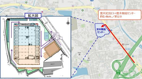 20181031ibaragi3 500x278 - 大阪府茨木市に来年1月竣工予定の物流施設／11月15・16日現地内覧会