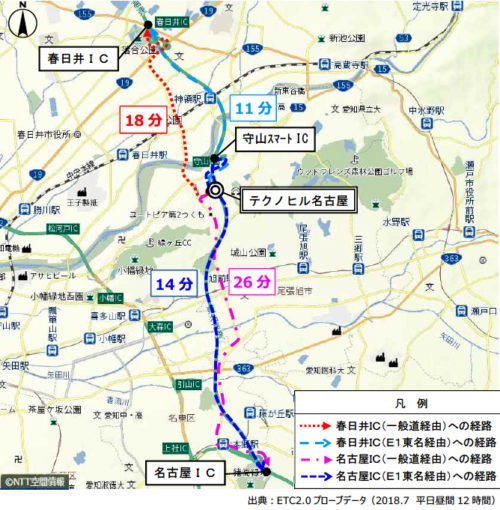 20181114nexcoc12 500x510 - 東名高速守山スマートIC／利用台数が累計100万台、輸送効率向上