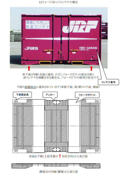 20181119jrkamotsu1 - JR貨物／中古コンテナの床下面塗料にごく微量のアスベスト含有