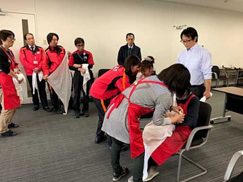 20181203nipponrecord2 500x375 - 日本レコードセンター／大地震での停電想定した防災訓練