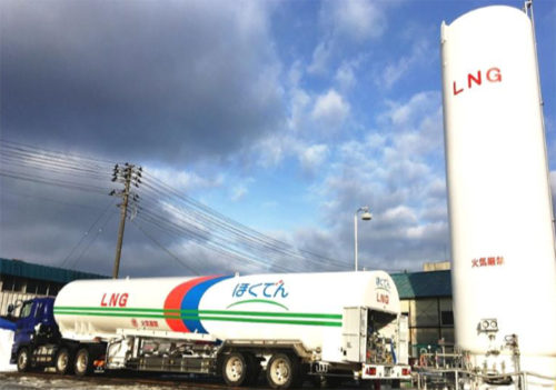 20181204hokuden2 500x351 - 北海道電力／液化天然ガス（LNG）を初出荷