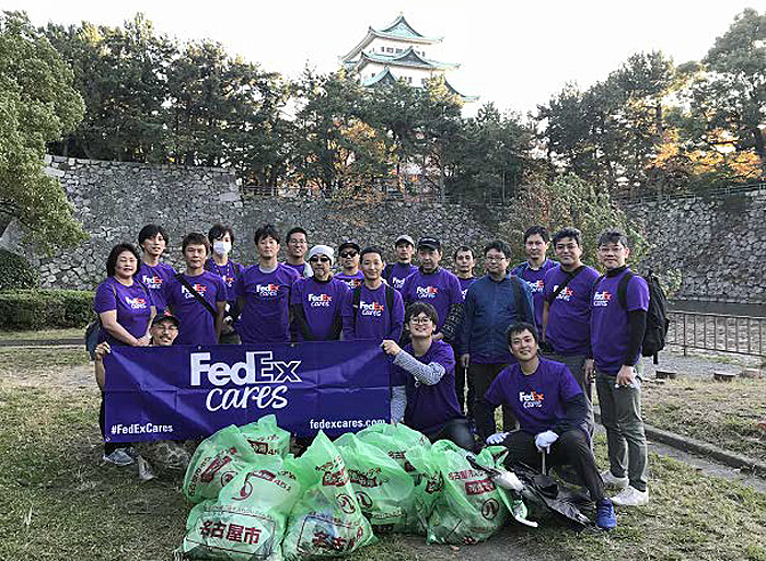 フェデックス 従業員が日本各地で地域社会をサポート 物流ニュースのｌｎｅｗｓ
