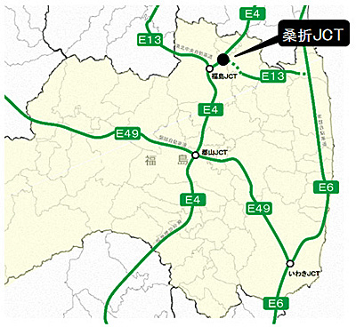 東北自動車道 福島飯坂ic 国見ic間のjct 桑折 こおり Jctに ｌｎｅｗｓ