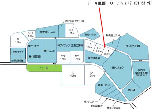 20190122niigata2 500x359 - 新潟県／寒川運送に新潟中条中核工業団地の土地7000m2売却