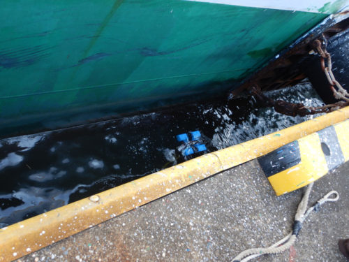 20190219mol1 500x375 - 商船三井／水中ドローンを使用、船底点検に関する実証実験を実施