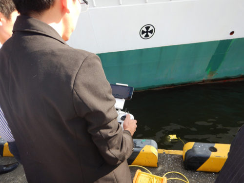 20190219mol2 500x375 - 商船三井／水中ドローンを使用、船底点検に関する実証実験を実施