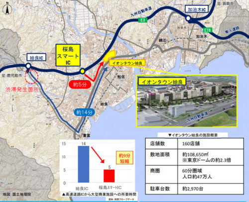 20190225nexcow 500x406 - 九州自動車道／鹿児島県姶良市に桜島スマートICが3月30日開通