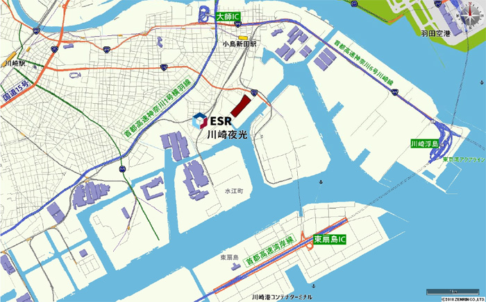 Esr 羽田空港至近 神奈川県川崎市に7 5万m2の物流施設開発 物流ニュースのｌｎｅｗｓ