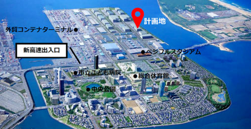 20190508fukuoka2 500x256 - 福岡地所／アイランドシティに4.7万m2の新物流施設着工