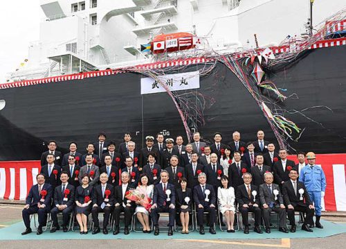 20190515nyk1 500x359 - 日本郵船／JERA向け新造LNG船を「武州丸」と命名