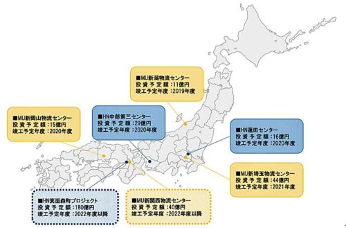 C&FロジHD/2021年度までに埼玉県蓮田市など7か所で物流センター新設 20190520cf 500x329 - C&FロジHD/2021年度までに埼玉県蓮田市など7か所で物流センター新設