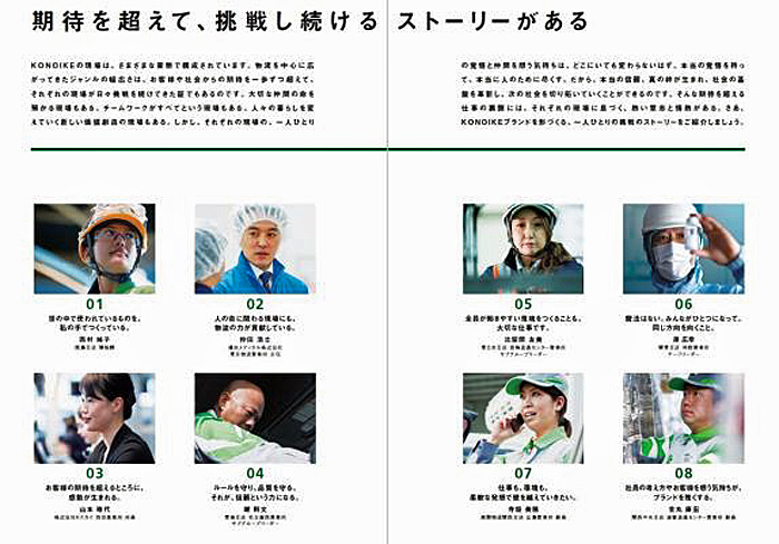 鴻池運輸/KONOIKEブランドをさまざまな社員の姿で表現 20190527konoike2 - 鴻池運輸/KONOIKEブランドをさまざまな社員の姿で表現