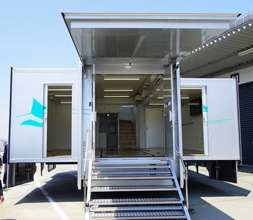 20190613homelogi3 500x436 - ホームロジ／トラックが納品訓練施設に変身、全国へ研修機会提供