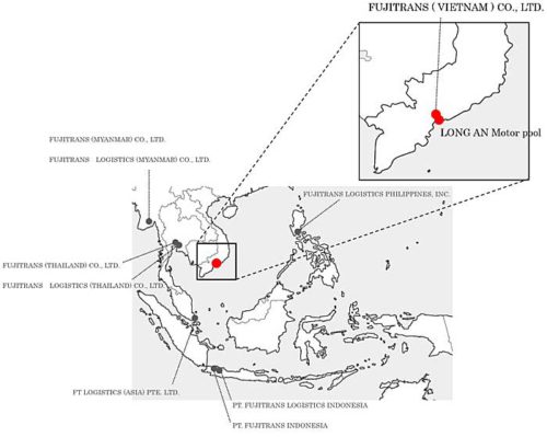 20190711fuji 500x399 - フジトランス／ベトナム南部にモータープール開設