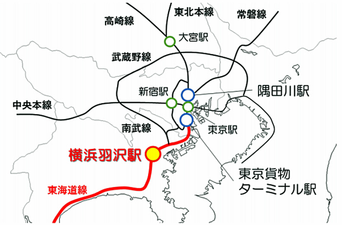 JR貨物/着発線荷役の設備を有する「横浜羽沢駅」開業 20190716jrkamotsu - JR貨物/着発線荷役の設備を有する「横浜羽沢駅」開業
