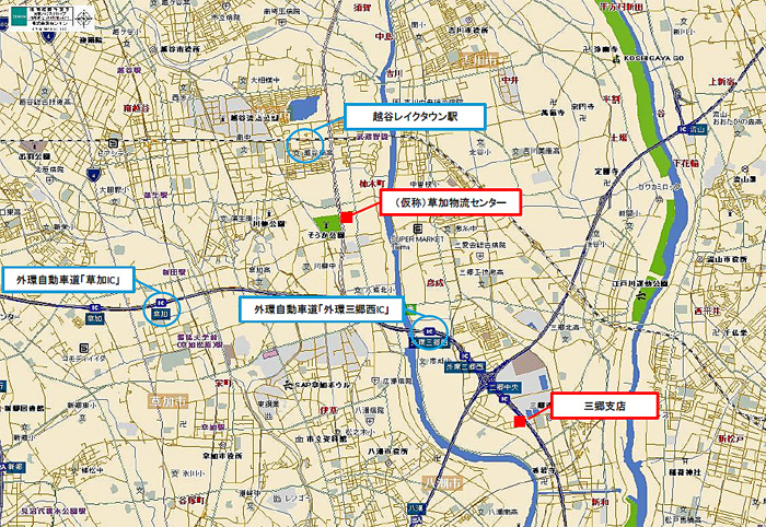 大和物流/改正物効法認定、埼玉県草加市に1.4万m2の物流施設を着工 20190729daiwab2 - 大和物流/改正物効法認定、埼玉県草加市に1.4万m2の物流施設を着工