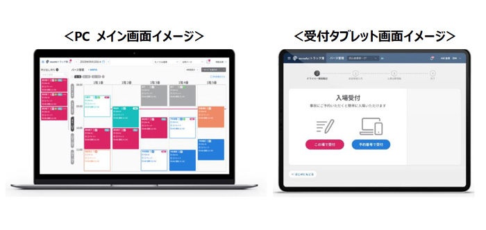 モノフル/トラック受付・予約サービスと車両管理アプリを連携 20190827monoful2 - モノフル/トラック受付・予約サービスと車両管理アプリを連携