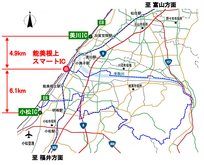 NEXCO中日本/北陸道能美根上スマートICの利用、1日1790台 20190827nexcoc1 - NEXCO中日本/北陸道能美根上スマートICの利用、1日1790台