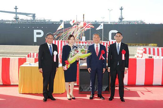 日本郵船/新造VLGC「LILY PROMENADE」と命名 20191017nyk 520x347 - 日本郵船/新造VLGC「LILY PROMENADE」と命名