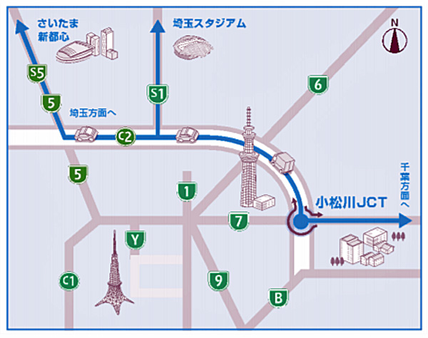 首都高/小松川JCTが12月1日、渋谷入口(下り)12月19日開通 20191018syutoko1 - 首都高/小松川JCTが12月1日、渋谷入口(下り)12月19日開通