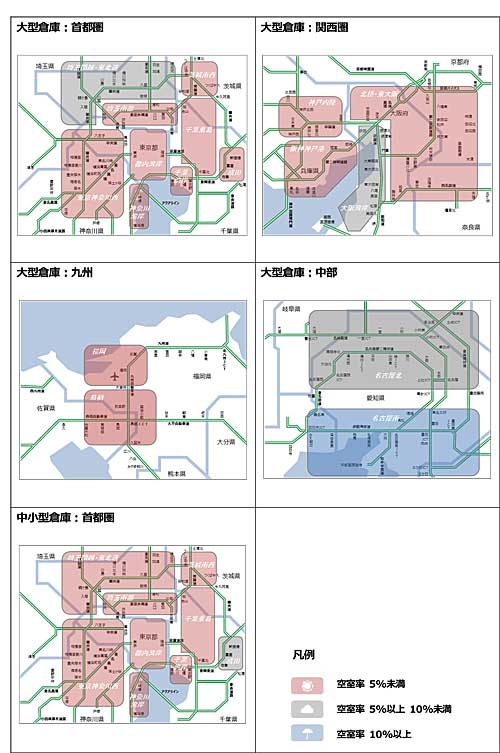 CRE/7~9月期の賃貸倉庫需要、関西圏で空室率が改善 20191029cre - CRE/7~9月期の賃貸倉庫需要、関西圏で空室率が改善