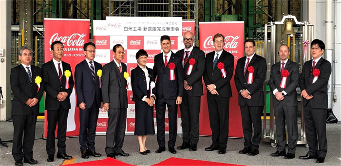 コカ・コーラ/30億円投じ、最新技術導入し白州工場新倉庫竣工 20191111cocacola1 - コカ・コーラ/30億円投じ、最新技術導入し白州工場新倉庫竣工