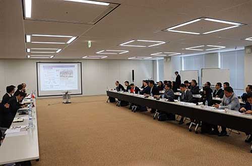 日通/本社に中国訪日研修団来訪、中国での事業展開等説明 20191119nittsu1 1 - 日通/本社に中国訪日研修団来訪、中国での事業展開等説明