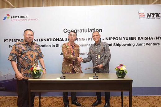 日本郵船/インドネシア政府系企業とLNG等の海上輸送で協業 20191126nyk 520x346 - 日本郵船/インドネシア政府系企業とLNG等の海上輸送で協業