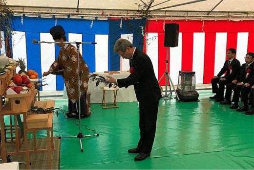 日通/新医薬品供給網構築へ、富山市で最後の中核拠点着工 20191209nittsu1 520x347 - 日通/新医薬品供給網構築へ、富山市で最後の中核拠点着工