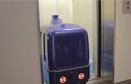 ZMP/宅配ロボットCarriRo Deliがエレベーターと連携 20191211zmp 520x336 - ZMP/宅配ロボットCarriRo Deliがエレベーターと連携