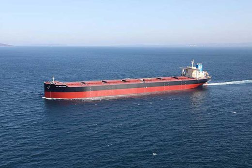 20191212namura 520x346 - 名村造船所／25万トン型鉱石運搬船「NSU BRILLIANCE」を引渡