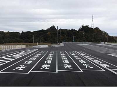 20191225nexco2 - 新東名／静岡SA・浜松SAにダブル連結トラック対応駐車マス