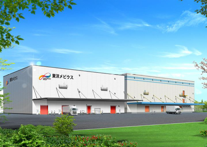 東洋メビウス/前橋市に先進機器導入の物流施設を5月竣工 20200121toyomevius1 - 東洋メビウス/前橋市に先進機器導入の物流施設を5月竣工