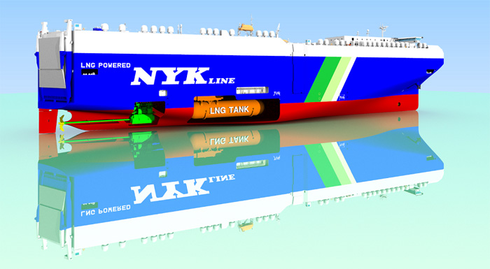 日本郵船/2隻目のLNG燃料自動車専用船を建造 20200203nyk1 - 日本郵船/2隻目のLNG燃料自動車専用船を建造