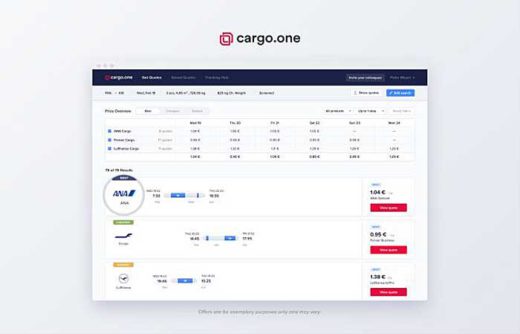 20200219ana 520x334 - ANA／航空貨物予約サイト提供会社のcargo.oneと提携