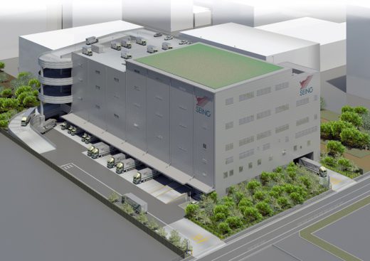 西濃運輸/東京都江東区に物流倉庫一体型の深川支店建設 20200316seino 520x367 - 西濃運輸/東京都江東区に物流倉庫一体型の深川支店建設